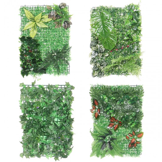 Green Plant Wall Background Wall Plastic Simulation Plant Lawn Wall