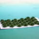 Mini Artificial Wild Grass Plant Simulation Model Sand Table Landscape Decorations