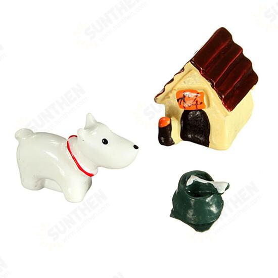 Miniatures Garden Decor Micro Landscape Ornaments Animals Furnitures Bonsai Decorations