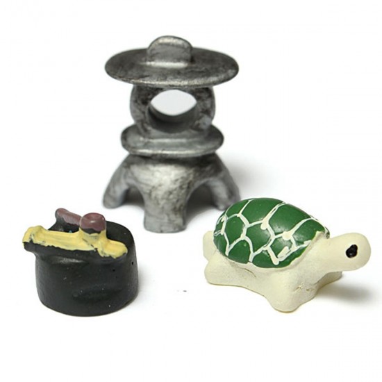 Miniatures Garden Decor Micro Landscape Ornaments Animals Furnitures Bonsai Decorations