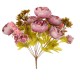 Silk Bouquet Peony Flower Artificial Bridal Home Wedding Decor Supplies