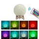 USB Wooden Rattan Table Light Dimming Desk Bedroom Night LED Ball Home Decorations