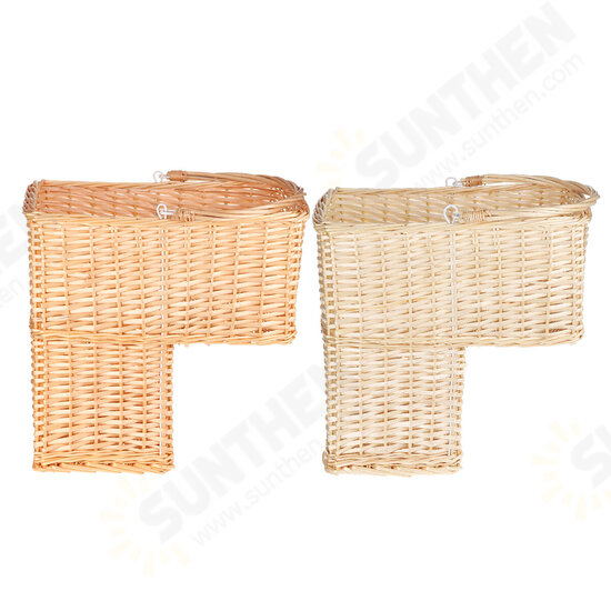 Willow Woven Basket Box Seagrass Storage Hamper Laundry Holder Home Organizer