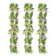 Wisteria Garland Artificial Flowers Bunch Wedding Home Hanging Ivy Decorations 2m