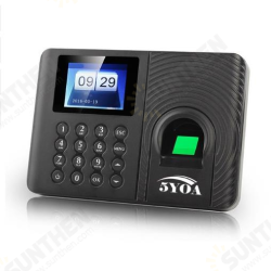 5YOA A10 Biometric Fingerprint Time Attendance Machine Clock Recorder Employee Recognition Device Electronic English Spanish Russian Check-in Fingerprint Reader 5YOA A10 Biometric Fingerprint Time Attendance Machine Clock Recorder Employee Recognition Device Electronic English Spanish Russian Check-in Fingerprint Reader