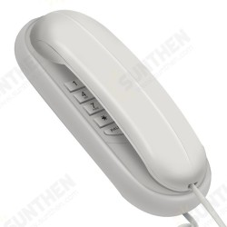TCF-1000 Mini Desktop Corded Landline Phone Wall Mountable Fixed Telephone for Home Office Hotels TCF-1000 Mini Desktop Corded Landline Phone Wall Mountable Fixed Telephone for Home Office Hotels