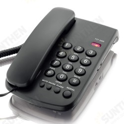 TCF-2000 Desktop Corded Landline Phone Fixed Telephone Mute/Pause/Flash/Redial for Home Office Hotels TCF-2000 Desktop Corded Landline Phone Fixed Telephone Mute/Pause/Flash/Redial for Home Office Hotels
