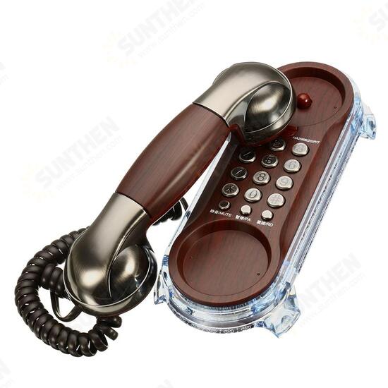 Wall Mounted Telephone Corded Phone Landline Antique Retro Telephones For Home Office Hotel