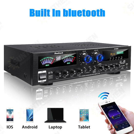 AV555BT bluetooth Amplifier Mini HIFI Digital bluetooth Audio Power Amplifier