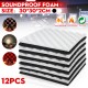 12PCS 30*30*2 cmSound-Absorbing Cotton Soundproof Foam Panels Noise Dampening Sponge