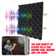 12PCS 30*30*2 cmSound-Absorbing Cotton Soundproof Foam Panels Noise Dampening Sponge 12PCS 30*30*2 cmSound-Absorbing Cotton Soundproof Foam Panels Noise Dampening Sponge