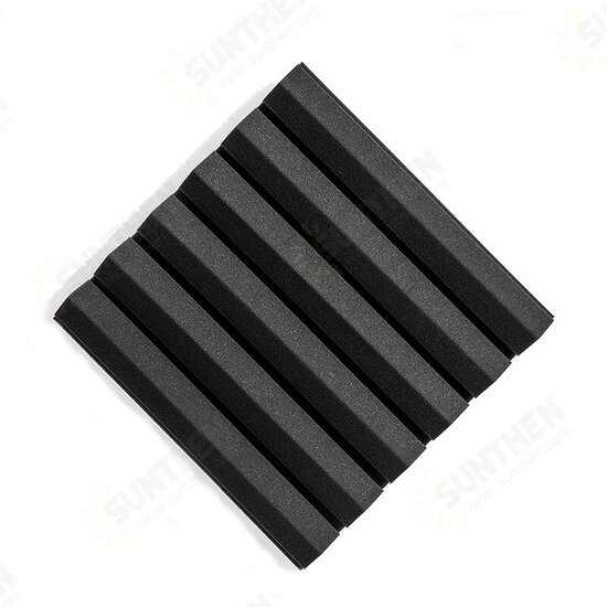 12Pcs 2x12x12 Inch Sound Foam Panels Acoustic Foam Tiles Wall Studio Soundproofing Panels Cinema Muffler Sponge Absorption Treatment Panel