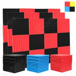 12pcs 30x30x2.5cm Acoustic Foam Soundproof Studio Foam Soundproofing Panels Cinema Muffler Sponge Absorption Treatment Panel for Walls Sound Absorbing 12pcs 30x30x2.5cm Acoustic Foam Soundproof Studio Foam Soundproofing Panels Cinema Muffler Sponge Absorption Treatment Panel for Walls Sound Absorbing