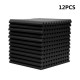 12pcs 30x30x2.5cm Acoustic Foam Soundproof Studio Foam Soundproofing Panels Cinema Muffler Sponge Absorption Treatment Panel for Walls Sound Absorbing