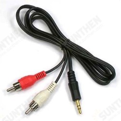 1.5M RCA to 3.5mm Audio Cable for Surround Stereo Super Bass Wireless Speakers 1.5M RCA to 3.5mm Audio Cable for Surround Stereo Super Bass Wireless Speakers