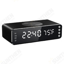 15W 3-in-1 Portable Speaker bluetooth Speaker LED Display Alarm Clock Wireless Charger Wireless Speaker 15W 3-in-1 Portable Speaker bluetooth Speaker LED Display Alarm Clock Wireless Charger Wireless Speaker