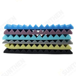 16 Pcs Soundproofing Wedges Acoustic Panels Tiles Insulation Closed Cell Foams 16 Pcs Soundproofing Wedges Acoustic Panels Tiles Insulation Closed Cell Foams