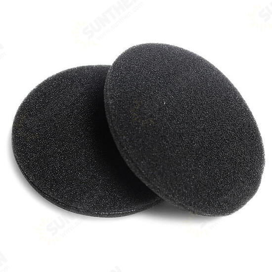 2 Pads Replacement Headphone 50mm Headset Earphone Foam Earpads Cover