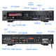 2000W bluetooth 5.0 Audio Amplifier EQ Stereo AMP Car Home 2CH AUX USB FM SD