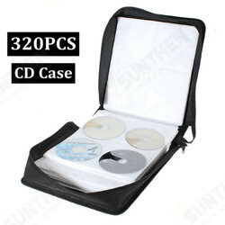 320 pcs Disc CD DVD VCD Holder Storage Media Carry Wallet Album Bag Case Black 320 pcs Disc CD DVD VCD Holder Storage Media Carry Wallet Album Bag Case Black