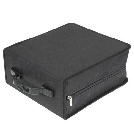 320 pcs Disc CD DVD VCD Holder Storage Media Carry Wallet Album Bag Case Black