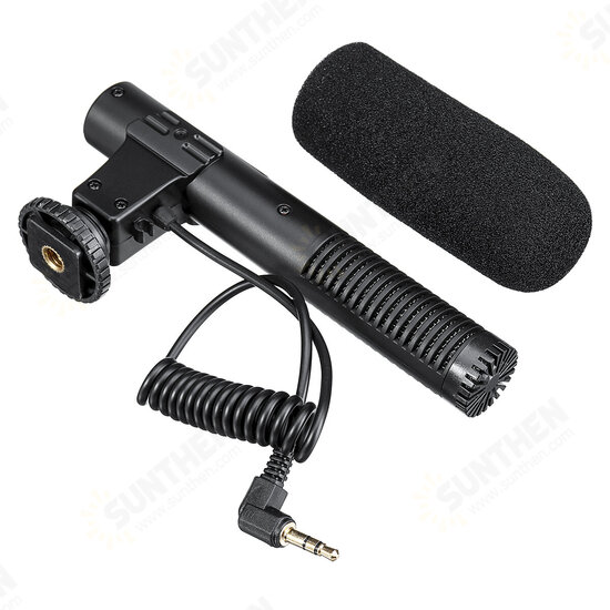 3.5mm External Stereo Microphone MIC for Canon DSLR Camera DV Camcorder