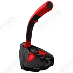 3.5mm USB Port Desktop Computer Microphone Chatting Play Games Microphone with Phone Holder 3.5mm USB Port Desktop Computer Microphone Chatting Play Games Microphone with Phone Holder