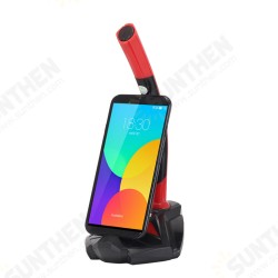 3.5mm USB Port Desktop Computer Microphone Chatting Play Games Microphone with Phone Holder 3.5mm USB Port Desktop Computer Microphone Chatting Play Games Microphone with Phone Holder