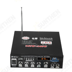 360W+360W bluetooth Power Amplifier MP3 Player FM Stereo Radio U Disk SD Card Hifi Digital Amplifier 360W+360W bluetooth Power Amplifier MP3 Player FM Stereo Radio U Disk SD Card Hifi Digital Amplifier