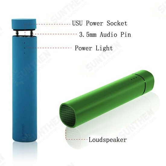 4000mAh Power Bank With Hi-Fi Sound Speaker For iPhone Smartphone