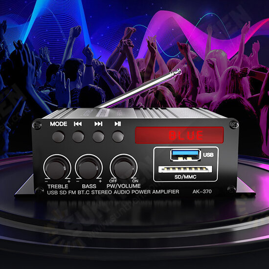 400W HiFi Digital Amplifier bluetooth 5.0 Amplifier FM Radio U Disk TF Card Mini Power Amplifier 400W HiFi Digital Amplifier bluetooth 5.0 Amplifier FM Radio U Disk TF Card Mini Power Amplifier