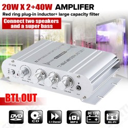 40W HiFi Amplifier 2.1 Channel Amplifier Super Bass DC 12V Large Capatity Filter Audio Amplifier for CD DVD MP3 Speaker 40W HiFi Amplifier 2.1 Channel Amplifier Super Bass DC 12V Large Capatity Filter Audio Amplifier for CD DVD MP3 Speaker