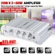40W HiFi Amplifier 2.1 Channel Amplifier Super Bass DC 12V Large Capatity Filter Audio Amplifier for CD DVD MP3 Speaker