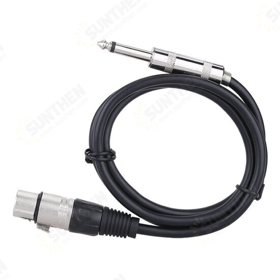 6.35mm Male to XLR Female Microphone Cable Audio Stereo Mic Cable Speaker Amplifier Mixer Line 1.5m 3m 5m 10m