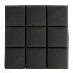 6Pcs 27x27x4 Acoustic Panels Tiles Studio Soundproofing Isolation Wedge Sponge Foam 6Pcs 27x27x4 Acoustic Panels Tiles Studio Soundproofing Isolation Wedge Sponge Foam