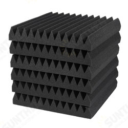 6Pcs Triangular Sound Insulation Cotton KTV Muffler Sponge Sound Insulation Foam Pad Wall Sound Absorption 6Pcs Triangular Sound Insulation Cotton KTV Muffler Sponge Sound Insulation Foam Pad Wall Sound Absorption
