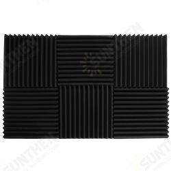 6Pcs Triangular Sound Insulation Cotton KTV Muffler Sponge Sound Insulation Foam Pad Wall Sound Absorption 6Pcs Triangular Sound Insulation Cotton KTV Muffler Sponge Sound Insulation Foam Pad Wall Sound Absorption