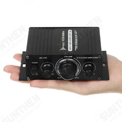 AK170 Hifi 12V Car Amplifier Home Stereo Subwoofer Amplifier Sound Speaker LED Display AK170 Hifi 12V Car Amplifier Home Stereo Subwoofer Amplifier Sound Speaker LED Display