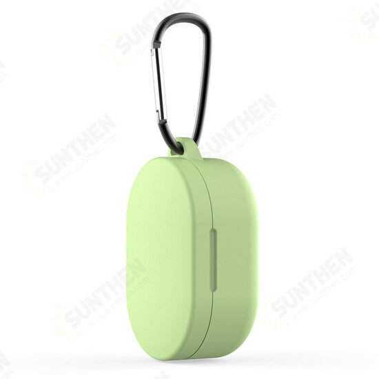 Airdots Earphone Case Soft Silicone Earbuds Cover Storage Protective Case with Hook