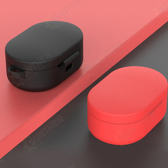 Airdots Earphone Case Soft Silicone Earbuds Cover Storage Protective Case with Hook