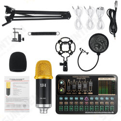 BM-900 Live Sound Card Condenser Microphone Set Recording Mount Boom Stand Mic Kit for Live Broadcast BM-900 Live Sound Card Condenser Microphone Set Recording Mount Boom Stand Mic Kit for Live Broadcast