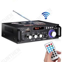 BT-298A 110V 12V HIFI Bass Car Audio Stereo Power Amplifier bluetooth FM Radio 2CH 600W LED Diaplay Support FM AUX SD For Car Home BT-298A 110V 12V HIFI Bass Car Audio Stereo Power Amplifier bluetooth FM Radio 2CH 600W LED Diaplay Support FM AUX SD For Car Home