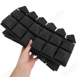 12x12x2in 6 pcs Sound-absorbing Cotton Foam Soundproof Cotton Shed Wall Muffler Sponge 12x12x2in 6 pcs Sound-absorbing Cotton Foam Soundproof Cotton Shed Wall Muffler Sponge