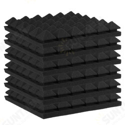 12x12x2in 6 pcs Sound-absorbing Cotton Foam Soundproof Cotton Shed Wall Muffler Sponge 12x12x2in 6 pcs Sound-absorbing Cotton Foam Soundproof Cotton Shed Wall Muffler Sponge