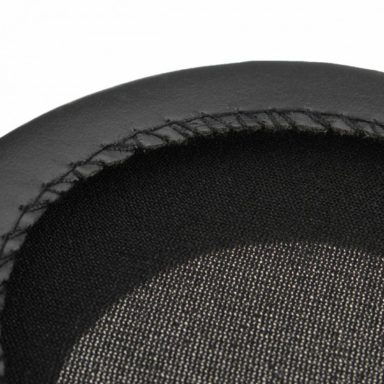 1PC Ear Pads Headphone Earpads PU Leather Sponge Foam Replacement Headset Ear Pad Compatible with R+ R-Plus