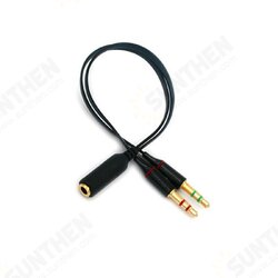 3.5mm Stereo Dual Male to Female Headphone Jack Y Splitter Audio Cable Adapter 3.5mm Stereo Dual Male to Female Headphone Jack Y Splitter Audio Cable Adapter