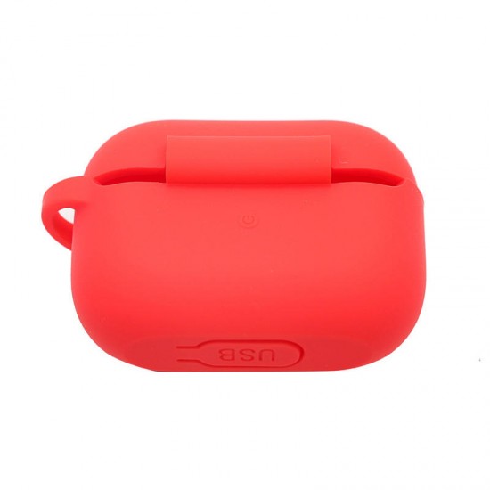 3mm thickness Silicone Shockproof Washable Earphone Storage Case with KeyChain for Apple Airpods 3 Airpods Pro 2019