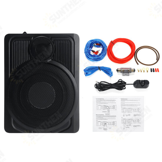 600W Subwoofer 12V Car Ultra-thin 10-inch With Tweeter Subwoofer Dedicated Full-range Subwoofer