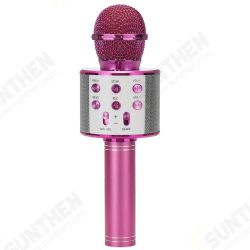 858 Wirelss bluetooth Microphone DSP Noise Reduction Karaoke Mic Recorder HIFI Stereo Speaker Portable Handheld Singing Player for KTV Party 858 Wirelss bluetooth Microphone DSP Noise Reduction Karaoke Mic Recorder HIFI Stereo Speaker Portable Handheld Singing Player for KTV Party