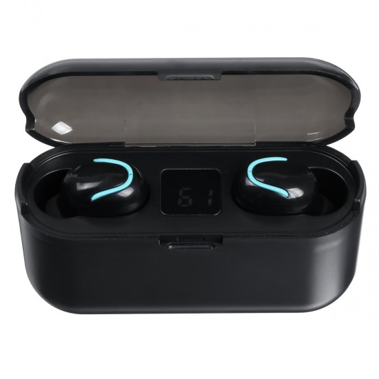 A13 TWS bluetooth Earbuds LED Display Fingerprint Touch Sport Headset Noise Cancelling HIFI Bass Headphone with Mic Power Bank Charging